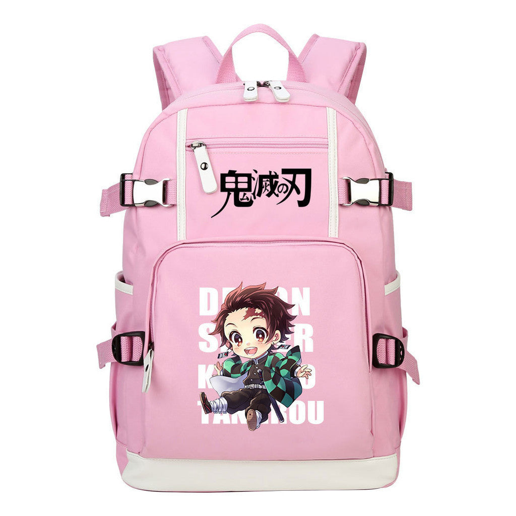 Anime Youth Student School Bag Men's And Women's Backpack Leisure Travel Backpack