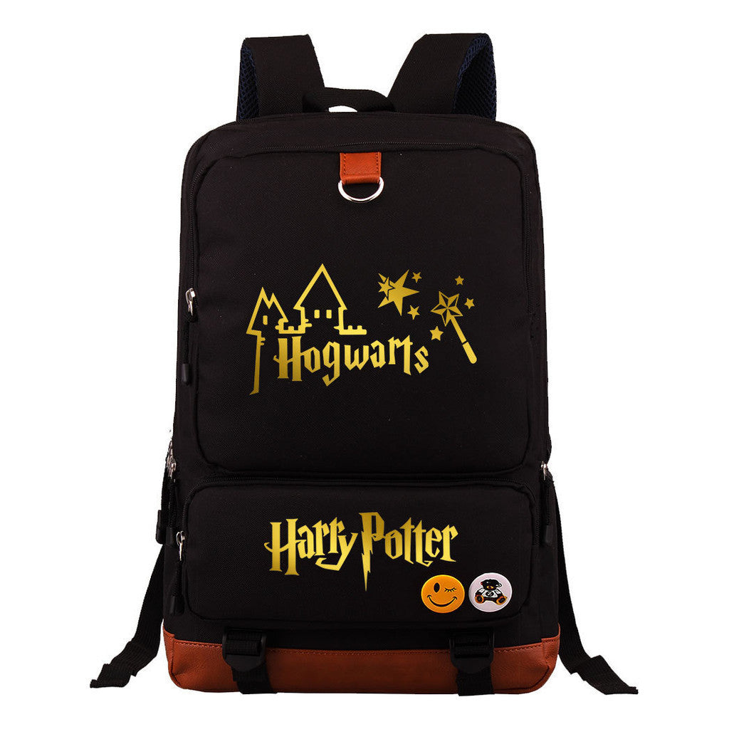 Golden Magic School Youth Student School Bag Large Capacity Travel Bag Men's And Women's Backpack