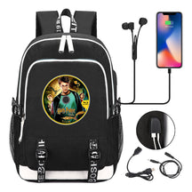 Magic School Youth Student Backpack Usb Men's And Women's Leisure Backpack