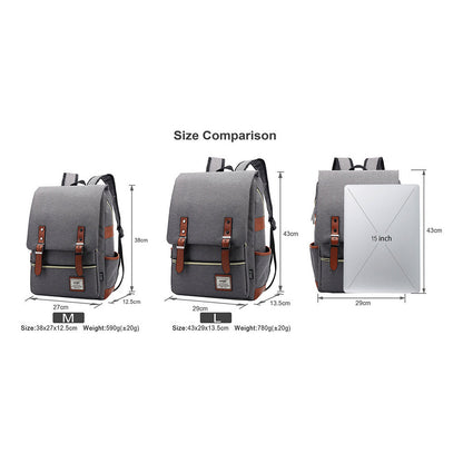 Academy Of Magic Print Teen Student School Bag For Men And Women Casual Belt Buckle Classic Backpack