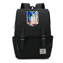 The Giant Of Manga Attack Printed Teenage Student Backpack For Men And Women With Casual Belt Buckle Classic Backpack  38*27*12.5cm
