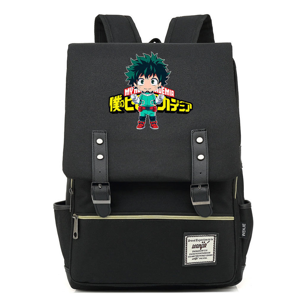 Anime My Heroes Academy Printed Youth Student Backpack Leisure Classic Backpack