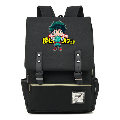 Anime My Heroes Academy Printed Youth Student Backpack Leisure Classic Backpack