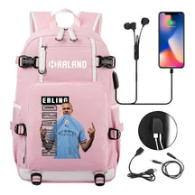 Basketball Star Harland Printed Youth Student Backpack With Large Capacity Leisure Travel Backpack