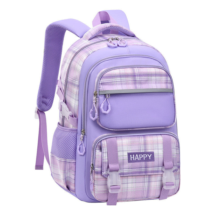 Student Backpack For Spine Protection And Weight Reduction, Ultra Light Waterproof Backpack