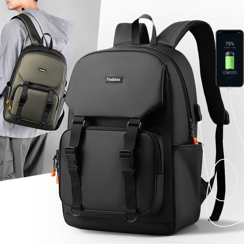 Usb Backpack, Large Capacity Leisure Backpack, Business Computer Bag, Minimalist Travel Bag