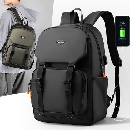 Usb Backpack, Large Capacity Leisure Backpack, Business Computer Bag, Minimalist Travel Bag