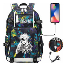 Printed Usb Youth Student Backpack Leisure Large Capacity Travel Backpack
