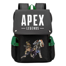 Apex Hero Print Usb Charging Cap Head Style Student School Bag Casual Backpack