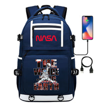 Printed Usb Youth School Bag Backpack Leisure Travel Backpack