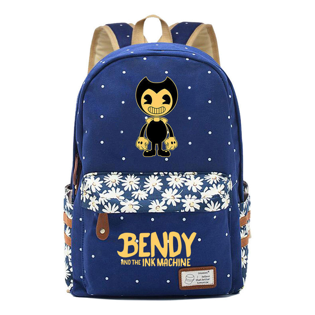 Game Bandy And Impression Machine Youth Student School Bag Fragmented Flower Men's And Women's Backpack