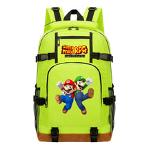 Super Mario Printed Youth Backpack For Leisure Travel Backpack