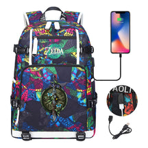 Printed Student Backpack For Men And Women With Large Capacity Leisure Travel Backpack