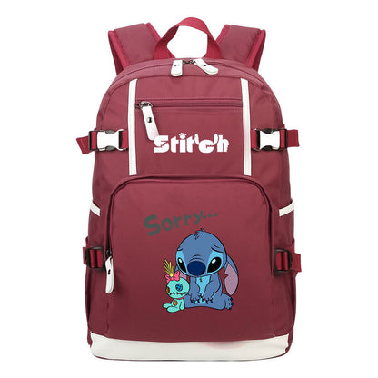 Printed Teenage Student Backpack, Leisure Travel Backpack