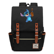 Anime Star Baby Stitch Printed Youth Student Backpack Usb Casual Backpack