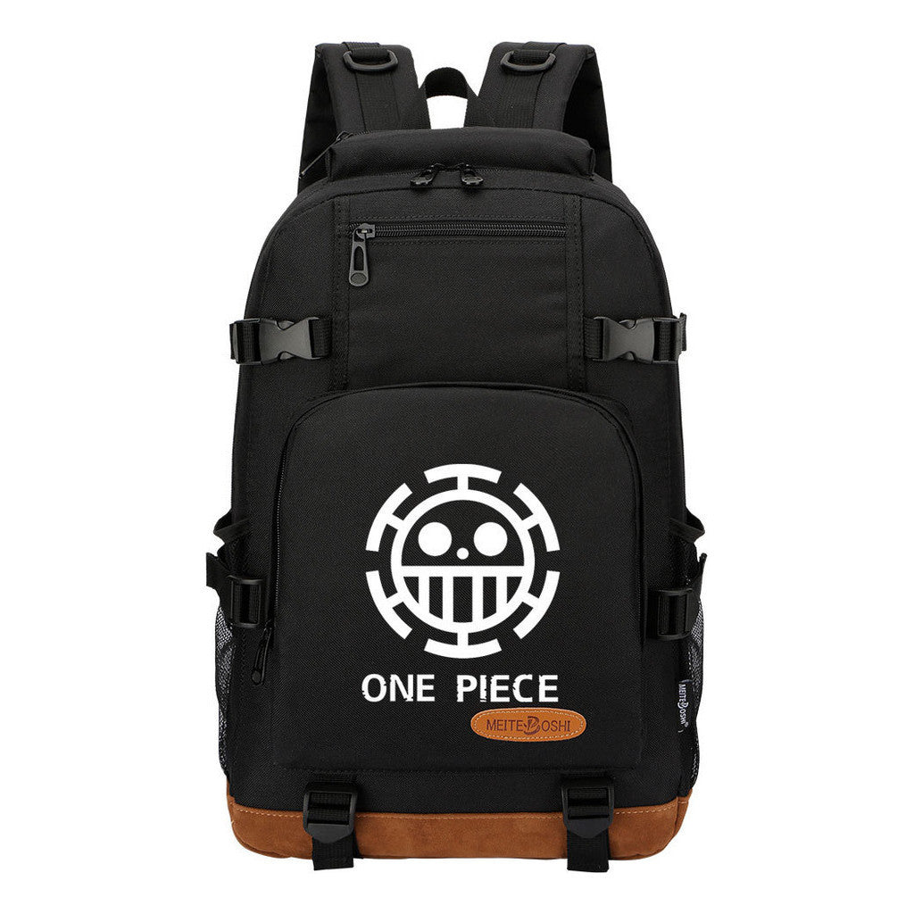 Pop Anime Pirate Wang Lufei, Teenage Student Backpack, Men's And Women's Backpack