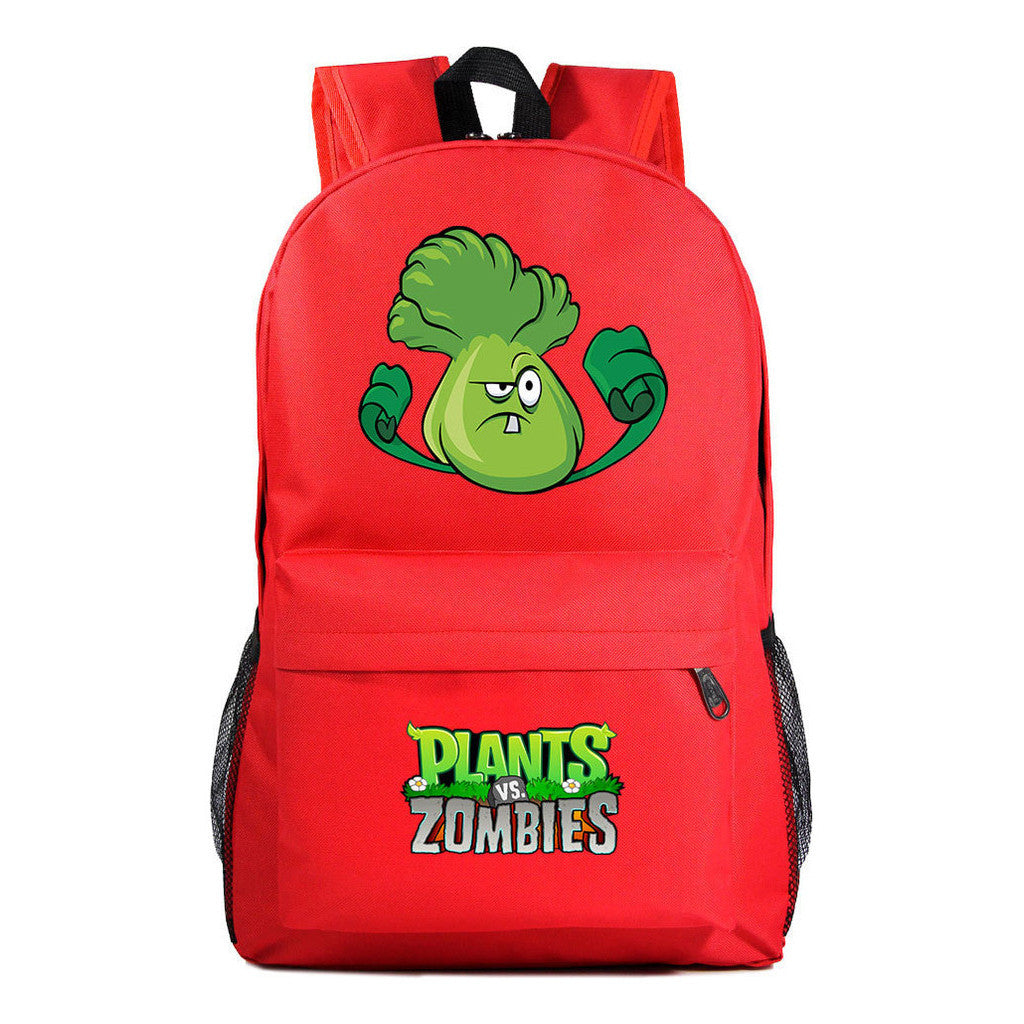 Game Plants Student School Bag Men's And Women's Leisure Backpack