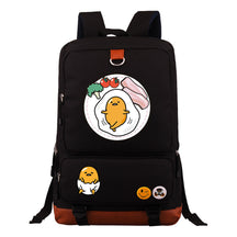 Cartoon Anime Lazy Egg Youth Student Backpack, Large Capacity Travel Bag, Boy's And Girl's Backpack
