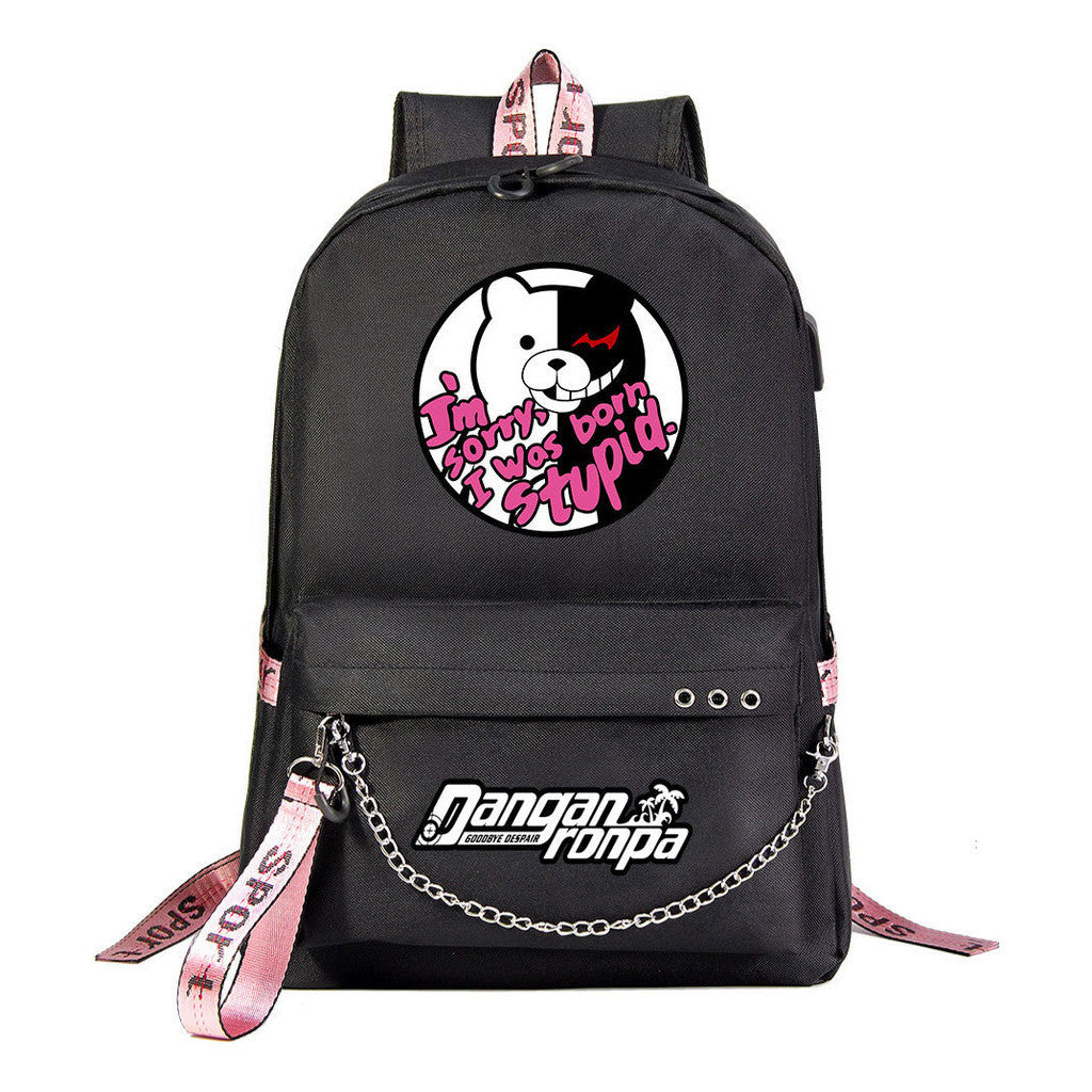 Usb Youth Student Backpack For Men And Women's Leisure Travel Backpack