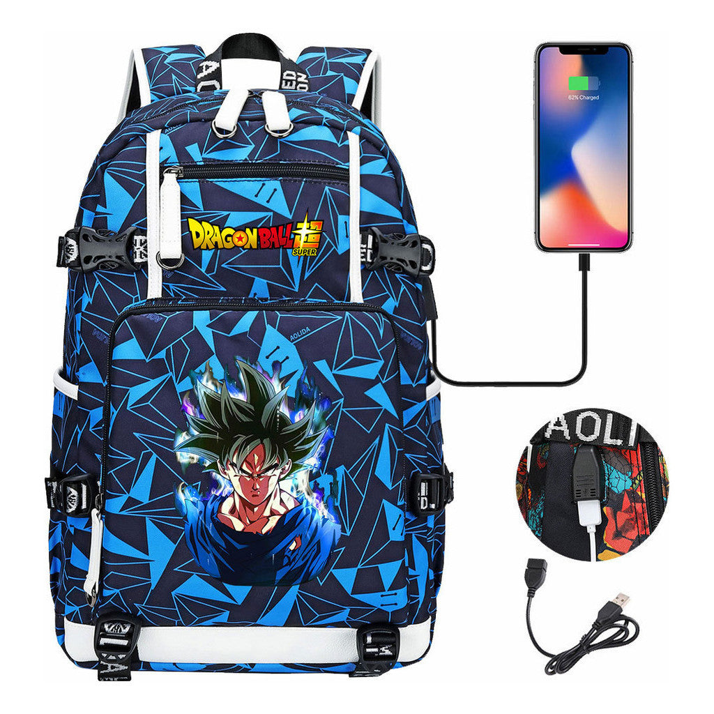 Sun Wukong Usb Large Capacity Youth Student Backpack For Leisure Travel Backpack