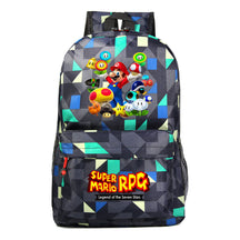 Super Mario Starry Sky Youth Student Backpack For Men And Women's Leisure Travel Backpack