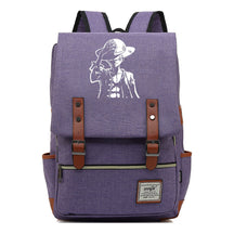 Anime Pirate King Luffy Printed Youth Student School Bag Casual Belt Buckle Classic Backpack