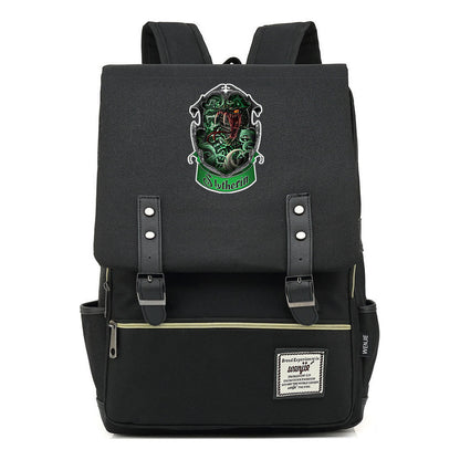 Academy Of Magic Print Teen Student School Bag For Men And Women Casual Belt Buckle Classic Backpack 43*29*13.5cm