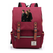 Academy Of Magic Print Teen Student School Bag For Men And Women Casual Belt Buckle Classic Backpack