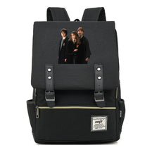 Academy Of Magic Print Teen Student School Bag For Men And Women Casual Belt Buckle Classic Backpack