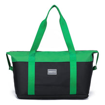 Contrast Color Luggage Bag, Travel Bag, Large Capacity Wet Dry Separation Sports And Fitness Bag, Shoulder Bag