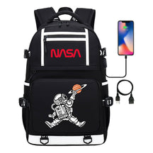 Printed Usb Youth School Bag Backpack Leisure Travel Backpack