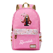 Valley Town Printed Youth School Bag Fashion Casual Backpack