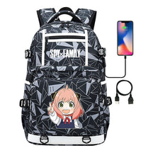 Printed Usb Youth Student Backpack Men's And Women's Backpack Leisure Travel Backpack