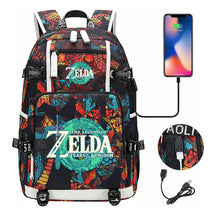 Printed Teenage Student Backpack For Men And Women's Leisure Travel Backpack