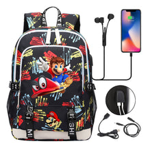 Usb Youth Student Backpack For Men And Women's Leisure Sports Backpack