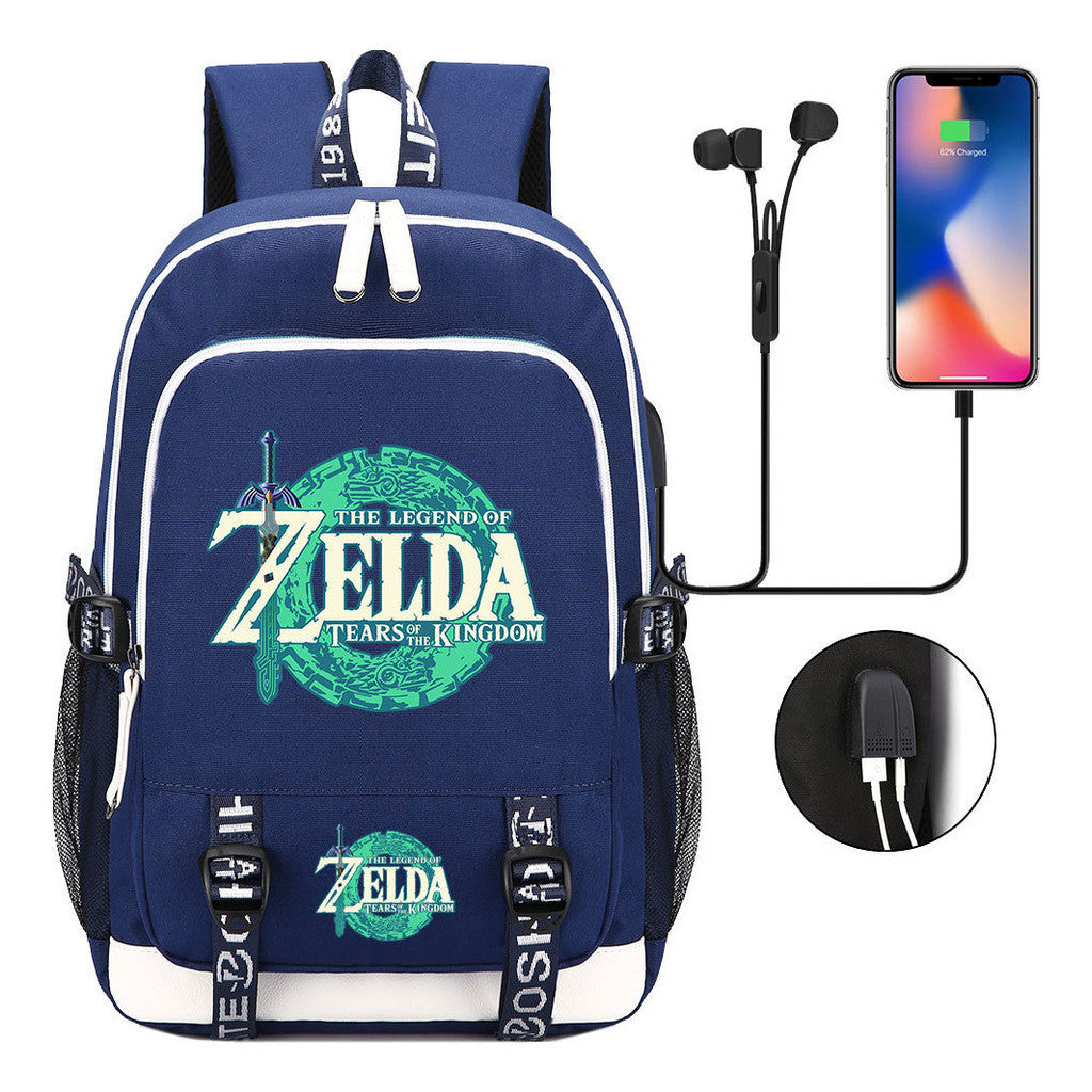Usb Student Backpack For Men And Women's Leisure Sports Backpack