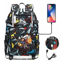 Anime Owl Magic Print Youth Student School Bag Backpack Leisure Travel Backpack