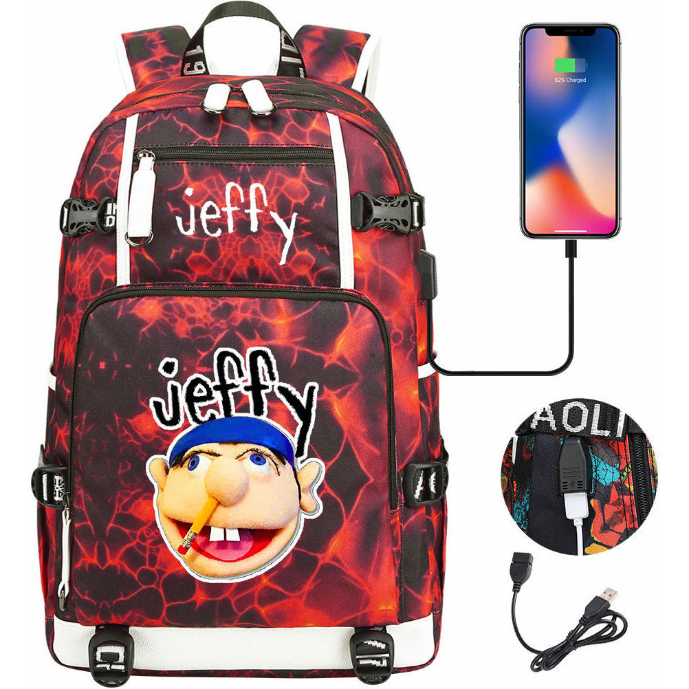 Printed Teenage Student Backpack, Men's And Women's Backpacks, Leisure Travel Backpacks