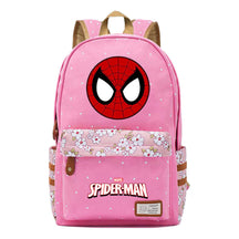 Superhero Printed Student Backpack Men And Women's Leisure Travel Backpack