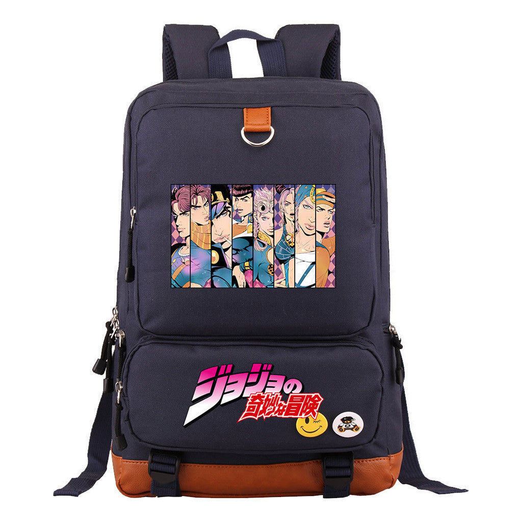 Comic Jojo's Wonderful Adventure, Schoolbags For Young Students, Backpacks For Men And Women, Travel Bags