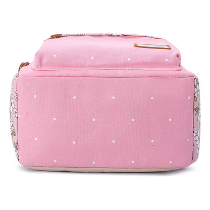 Toy Bear Game Fashion Printed Teenage Girls Student School Bag Men's And Women's Casual Canvas Backpack