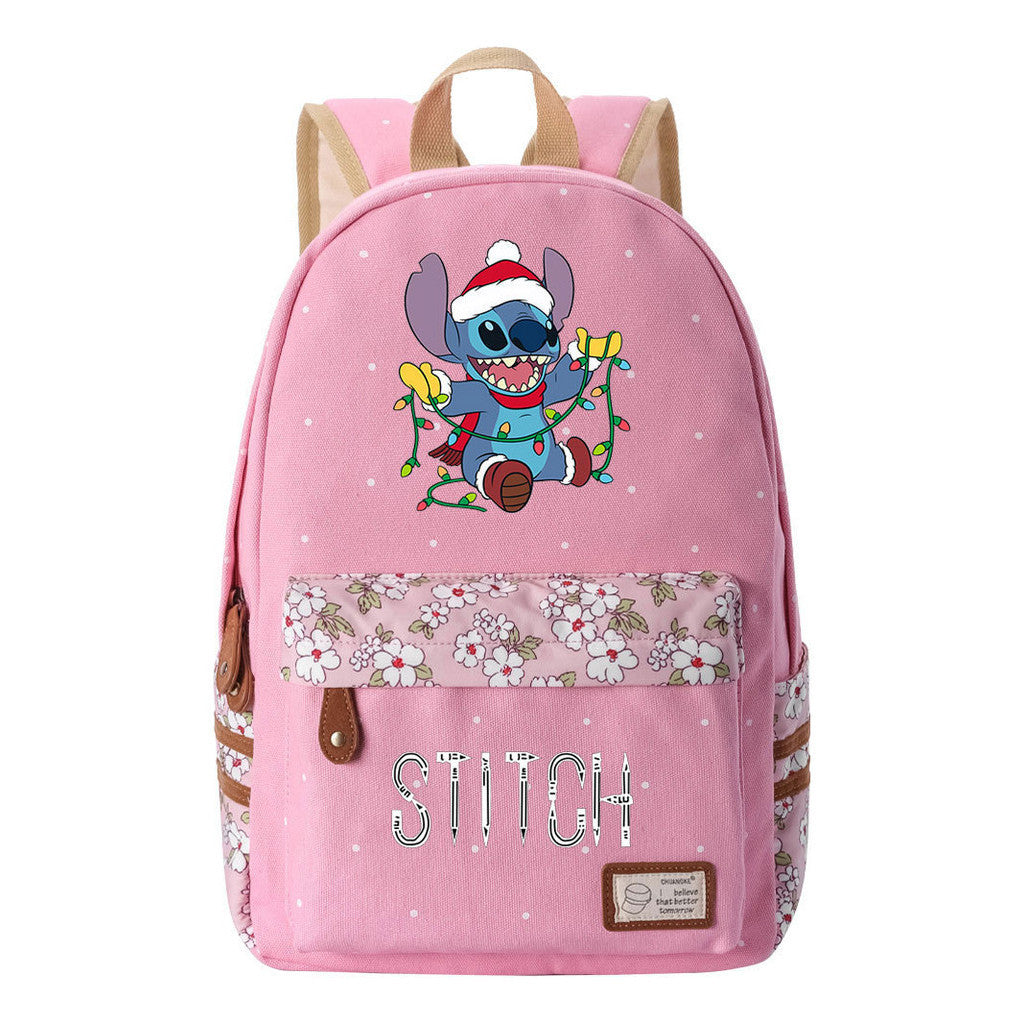 Starcraft Baby Stitch Printed Student Backpack Casual Backpack