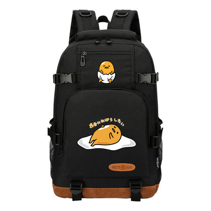 Lazy Egg Teenage Student Backpacks Boys And Girls Backpack