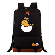 Cartoon Anime Lazy Egg Youth Student Backpack With Large Capacity Travel Bag For Boys And Girls Backpack