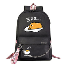 Lazy Egg Usb Youth Student Backpack For Boys And Girls Leisure Travel Backpack