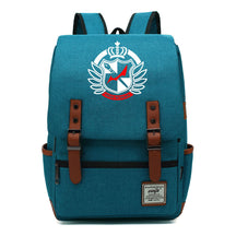 Printed Teenage Student Backpack For Men And Women With Casual Belt Buckle Classic Backpack