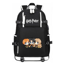 School Of Witchcraft And Wizardry Usb Earphones, Youth Student Backpacks, Leisure Travel Backpacks