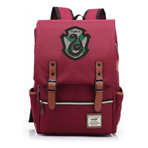 School Of Witchcraft And Wizardry Printed Youth Student Backpack For Men And Women, Casual Belt Buckle, Classic Backpack