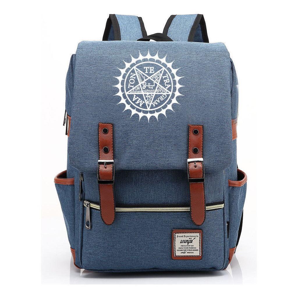 Youth Student Backpacks For Men And Women With Casual Belt Buckles And Backpacks