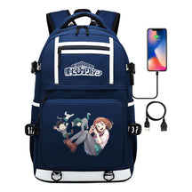 My Heroes Academy Usb Youth Student Backpack Men's And Women's Backpack Leisure Travel Backpack